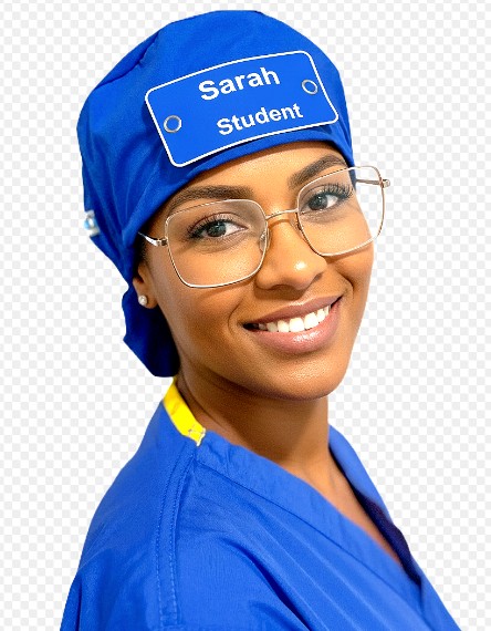 Sarah, Student wearing Eco Ninjas Hammock Badge Hat